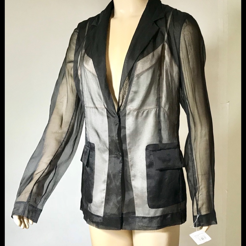 Maison Margiela Couture Sheer 'Illusion" Jacket 42